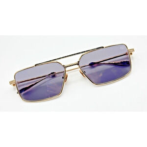 NEW VALENTINO SUNGLASSES VLS-172C GOLD/BLUE UNISEX EYEWEAR Valentino Garavani Blue Pilot Unisex Sunglasses VLS-172 C 60  main image 3